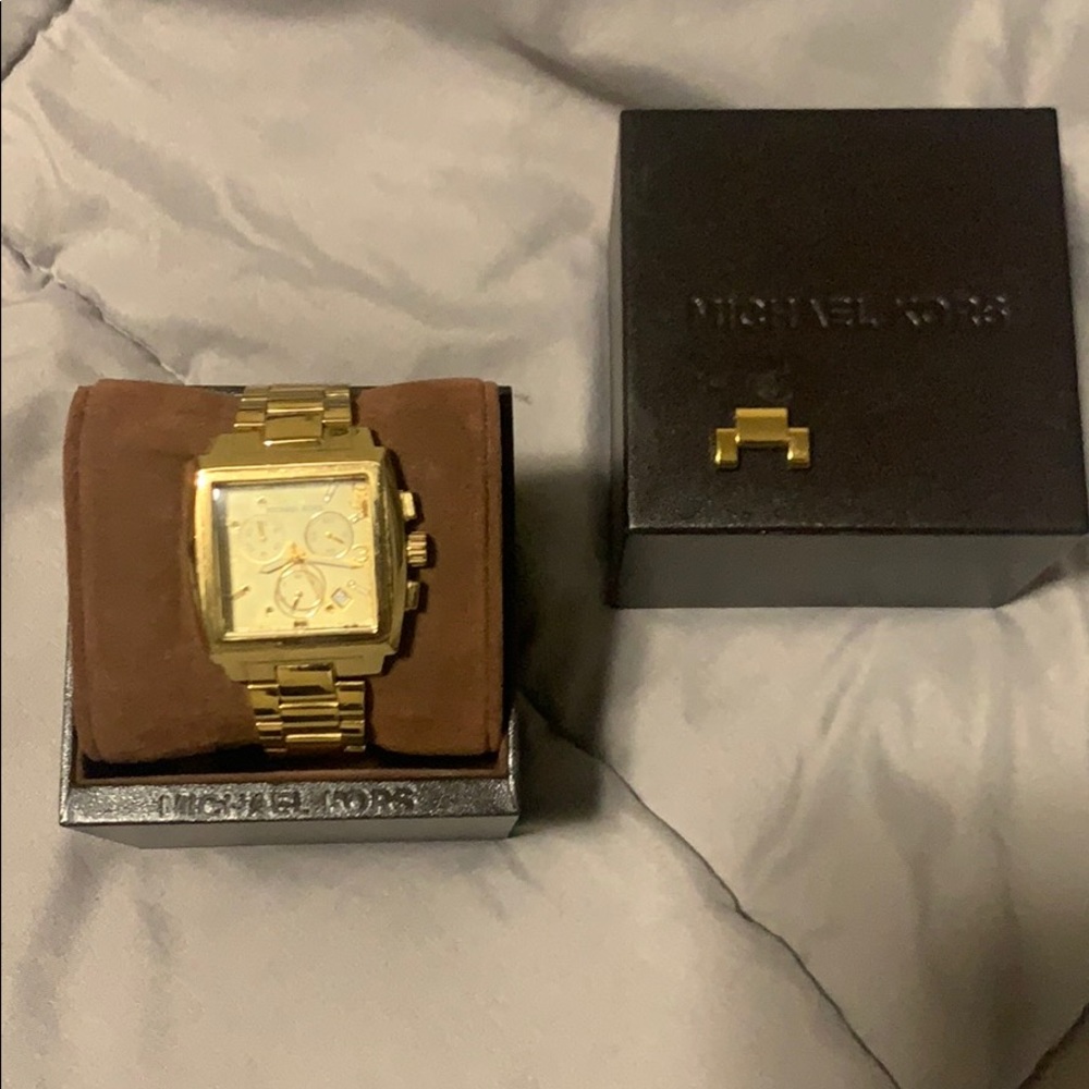 Gold Michael Kors watch